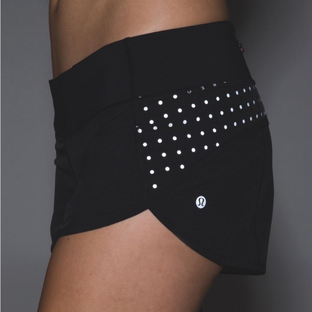 Lululemon speed up shorts.